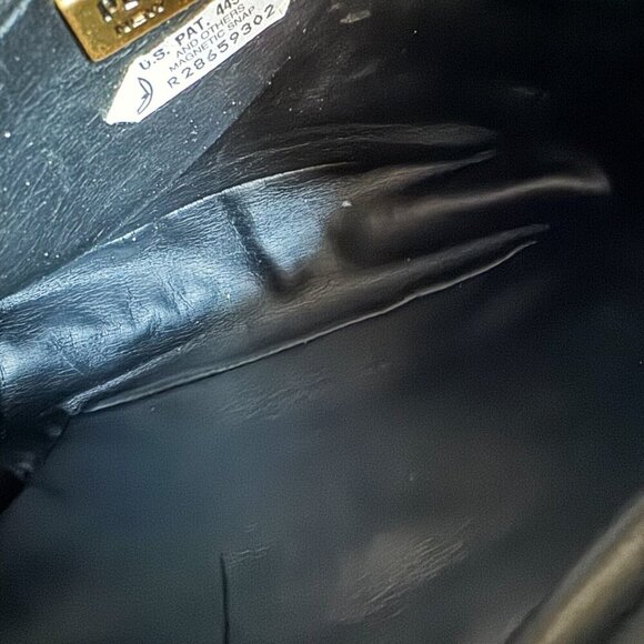 Perlina Vintage Dark Chocolate Brown Square Leather Small Everyday Crossbody - Picture 10 of 10